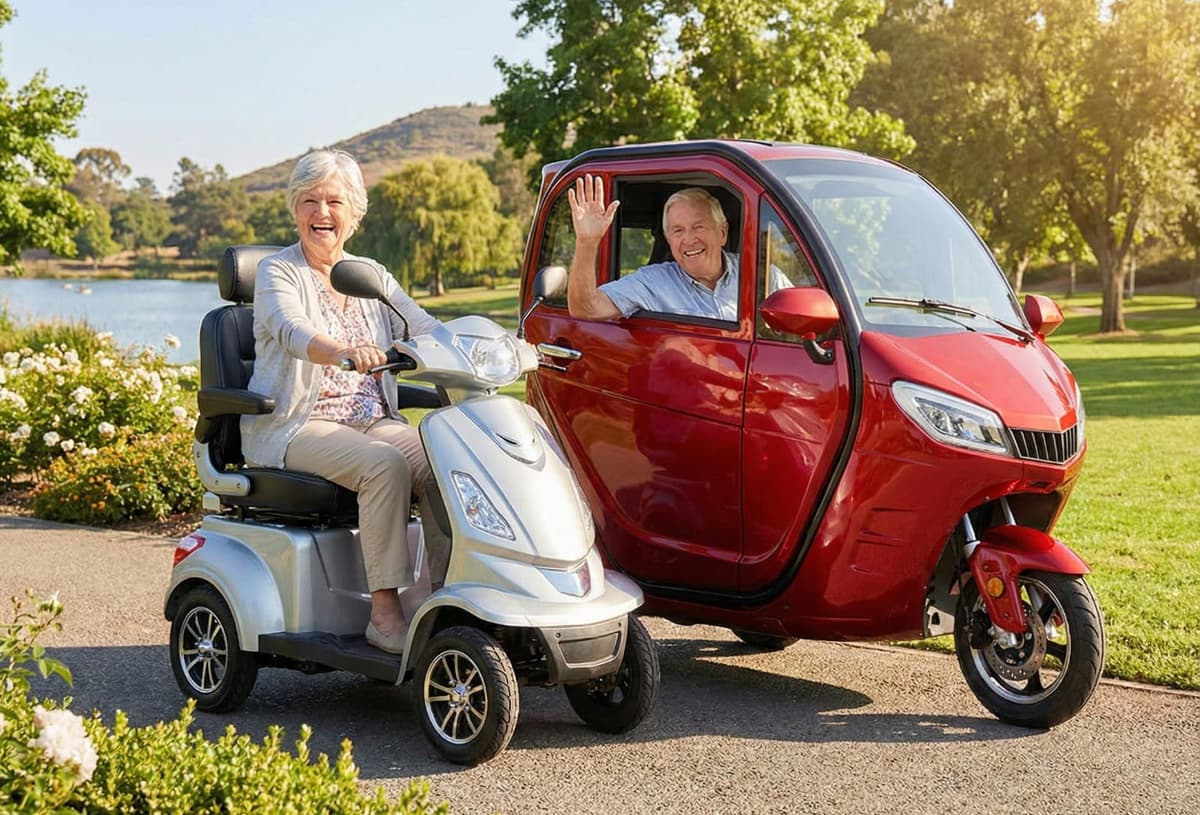 Elektromobile und Kabinenroller - verschiedene Modelle für führerscheinfreie Mobilität