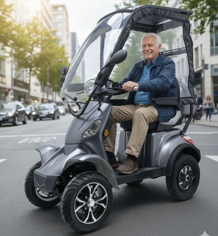 E-Mobil Vita Care 4000, 25 km/h - Stabil, bequem und sicher. Ideal für tägliche Fahrten zum Einkaufen oder Arzt.