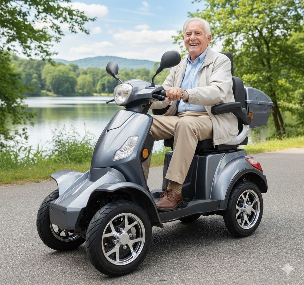 E-Mobil Vita 4000, 15 km/h - Ohne Führerschein losfahren. Ab 15 Jahren erlaubt, alle Papiere inklusive.